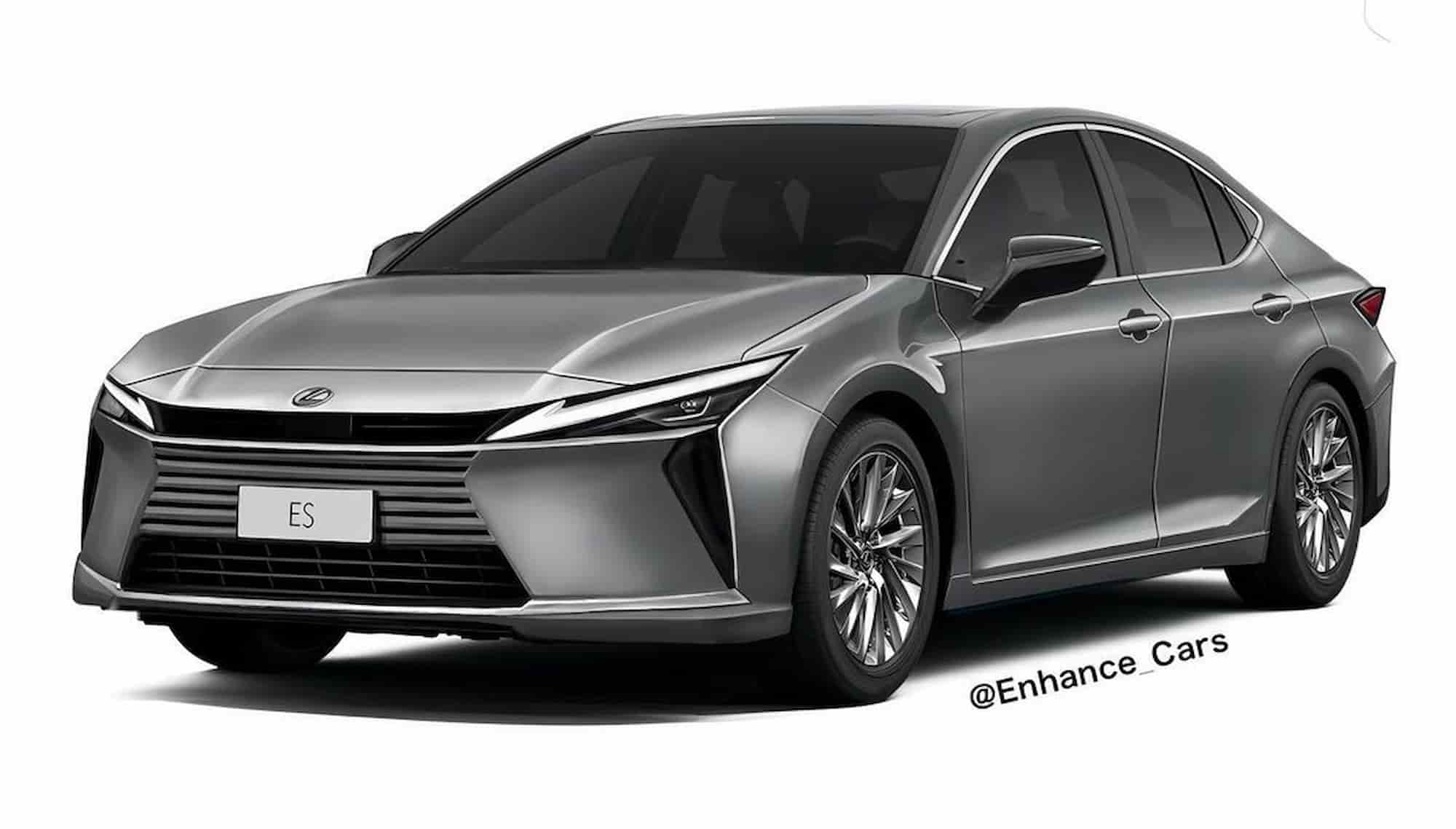 Новый Lexus ES изменится почти до неузнаваемости: первое изображение