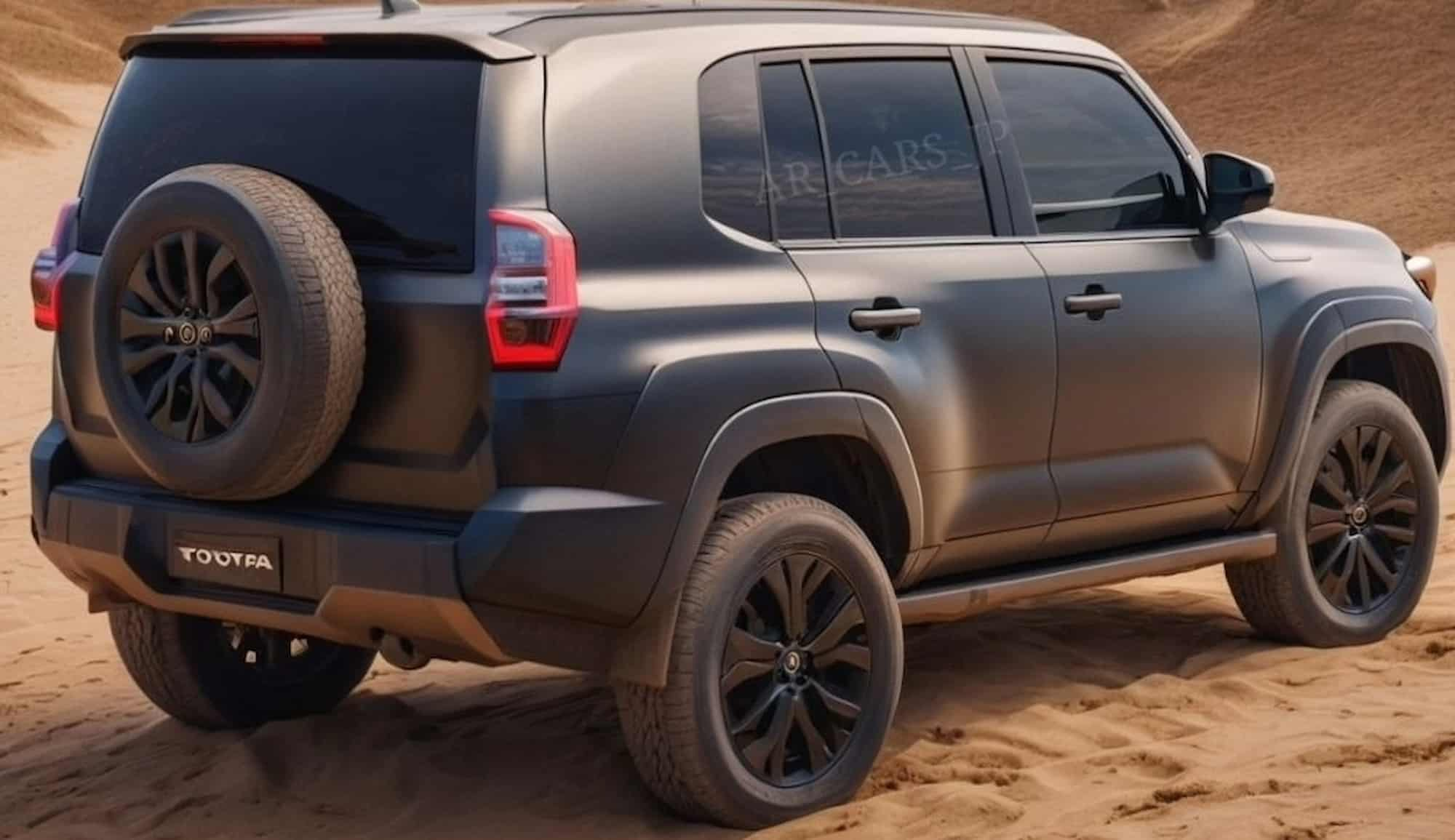 Самый недорогой Toyota Land Cruiser показали на новых рендерах