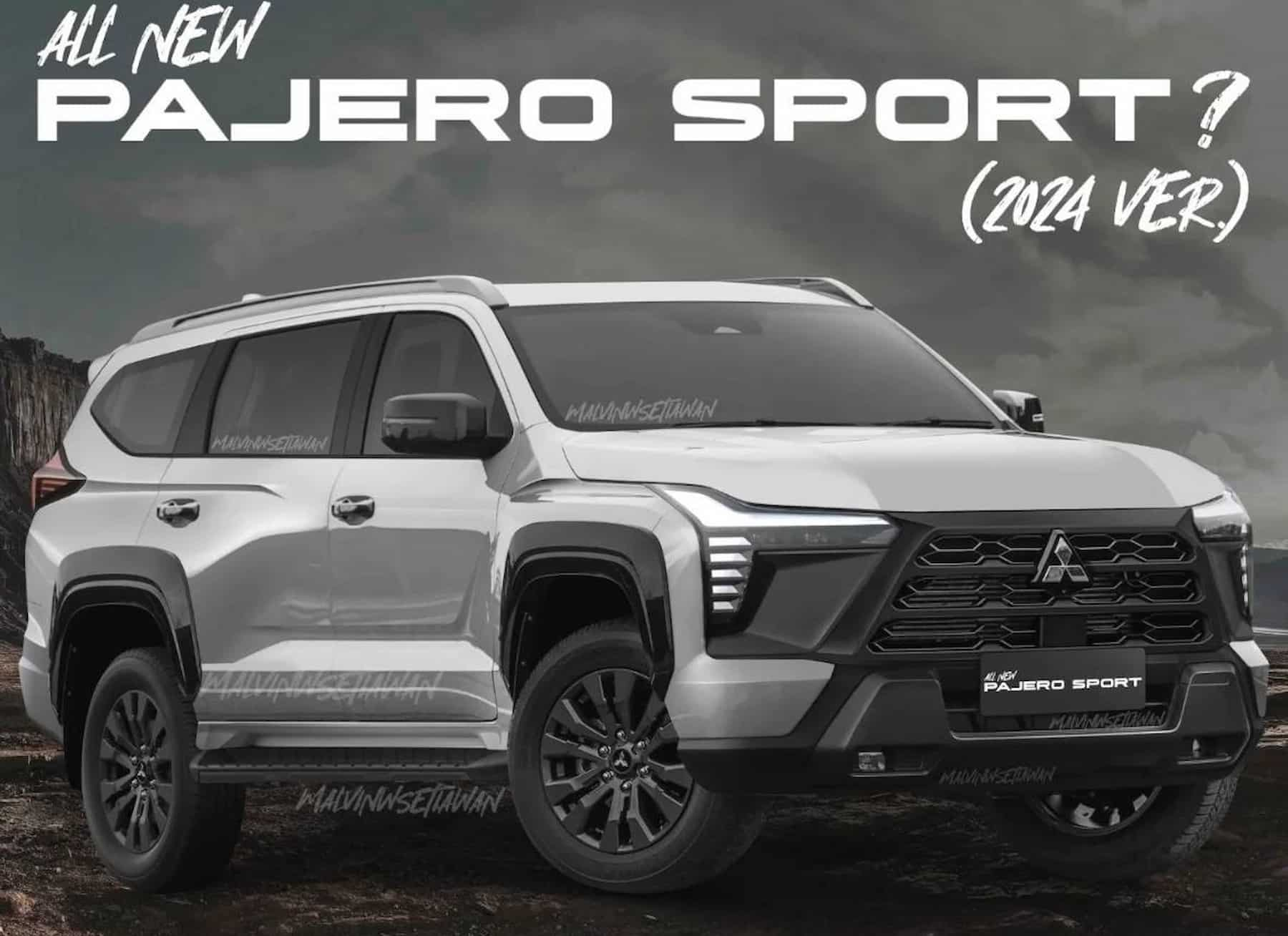 Новое поколение Mitsubishi Pajero Sport явили миру на неофициальных изображениях