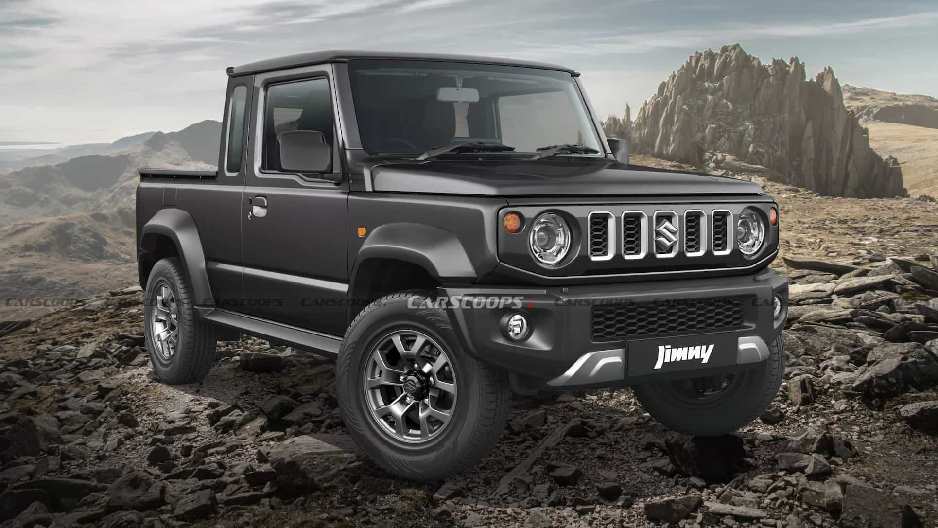 Пикап-версию Suzuki Jimny показали на неофициальных изображениях