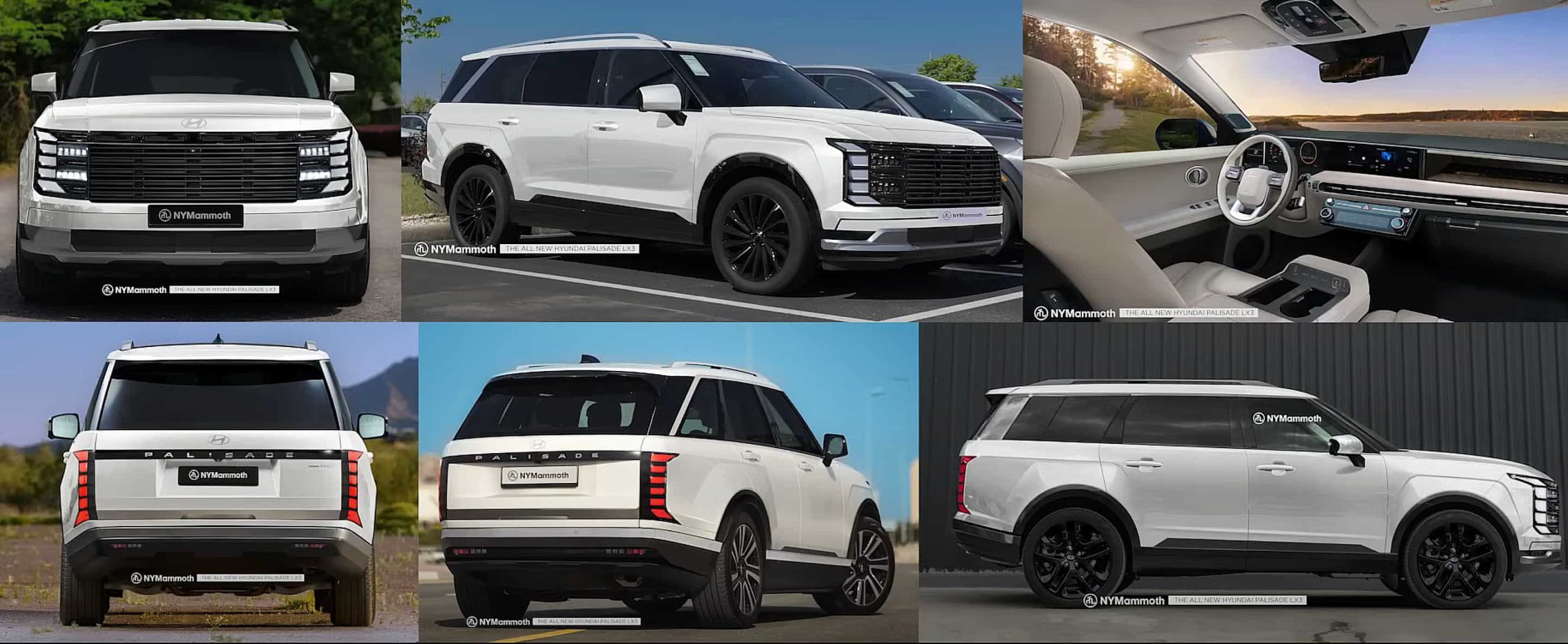 Новый Hyundai Palisade, который появится в 2025 году, показали со всех ракурсов