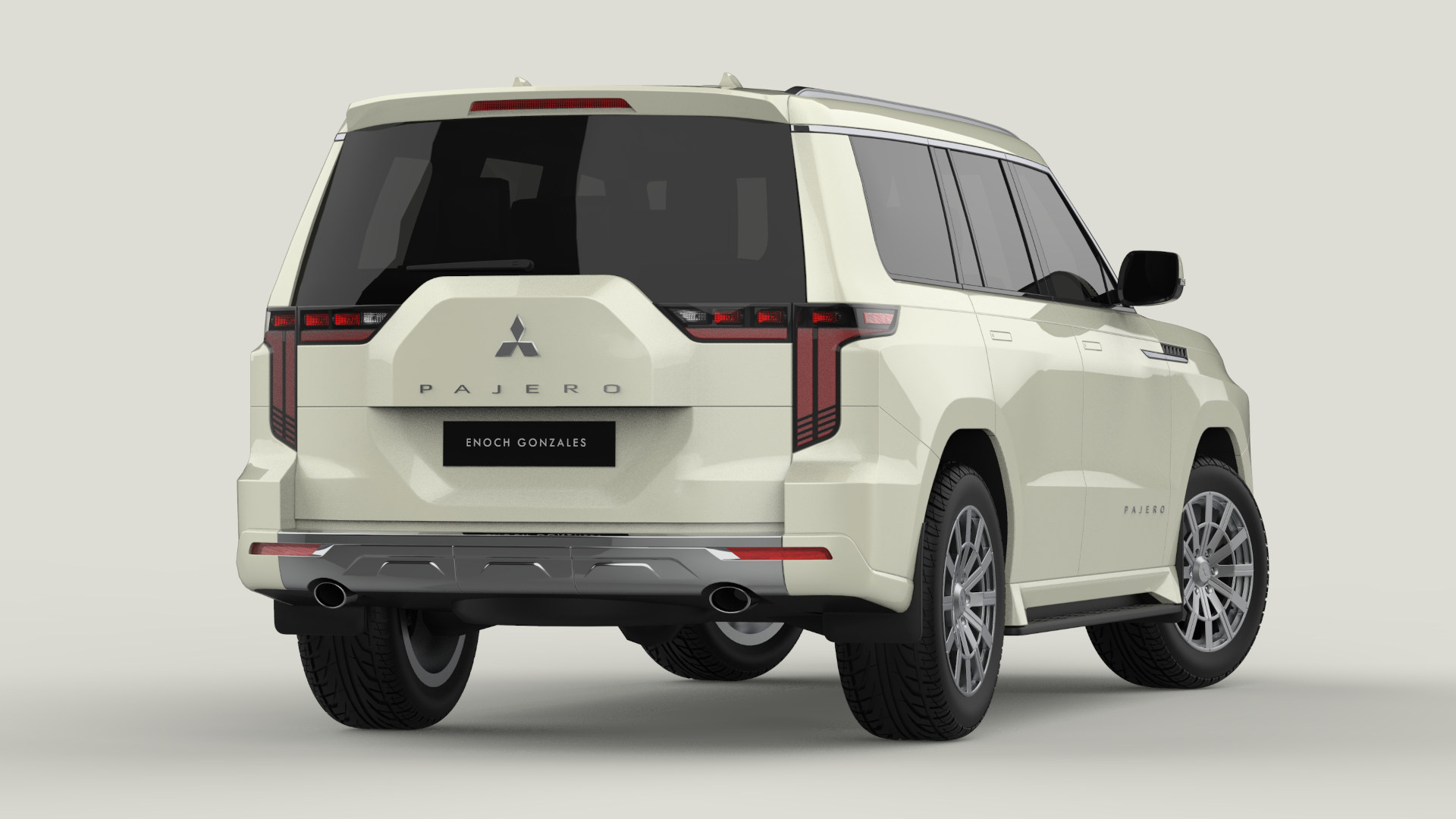 Mitsubishi Pajero нового поколения показали в виде роскошного внедорожника