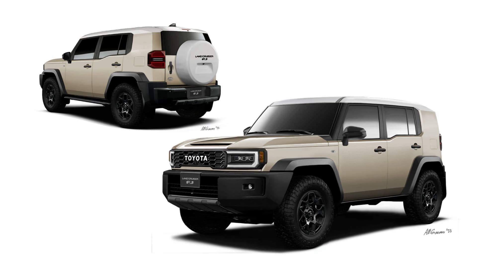 Новый внедорожник Toyota LandCruiser FJ показали на свежих изображениях