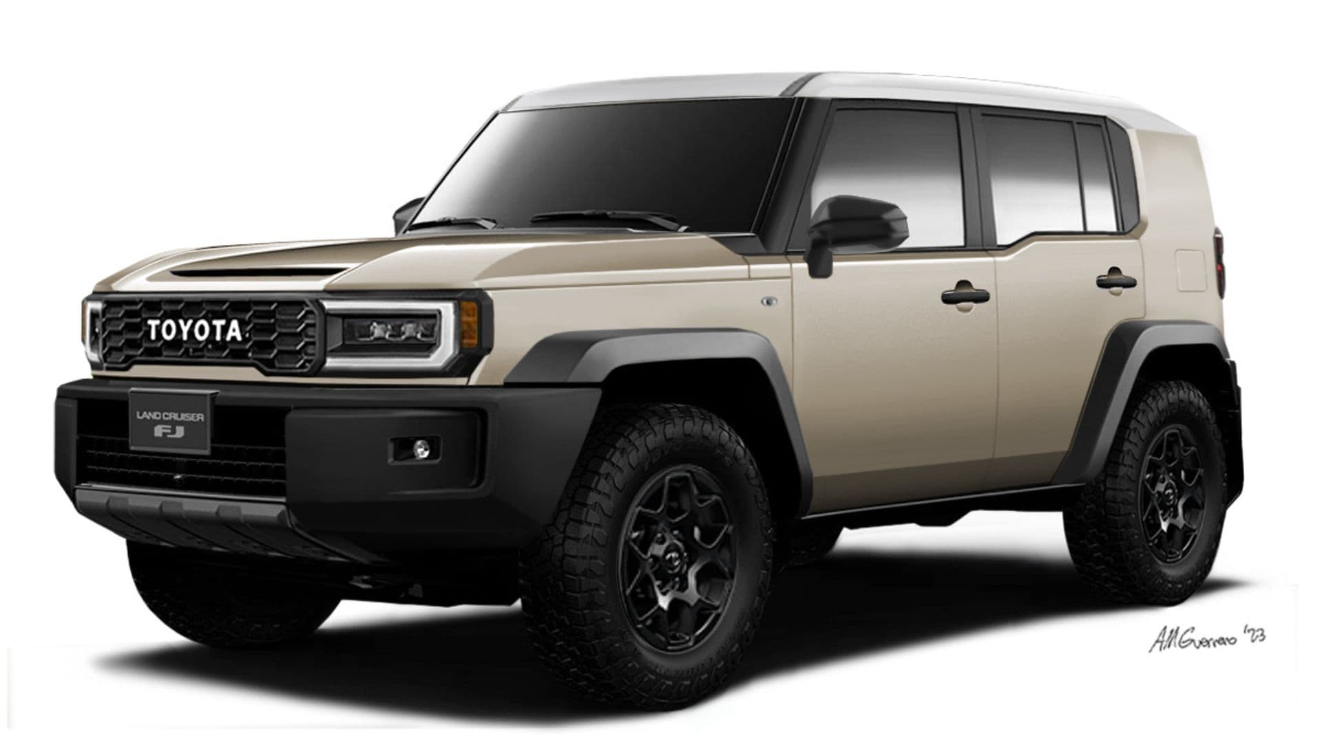 Новый внедорожник Toyota LandCruiser FJ показали на свежих изображениях