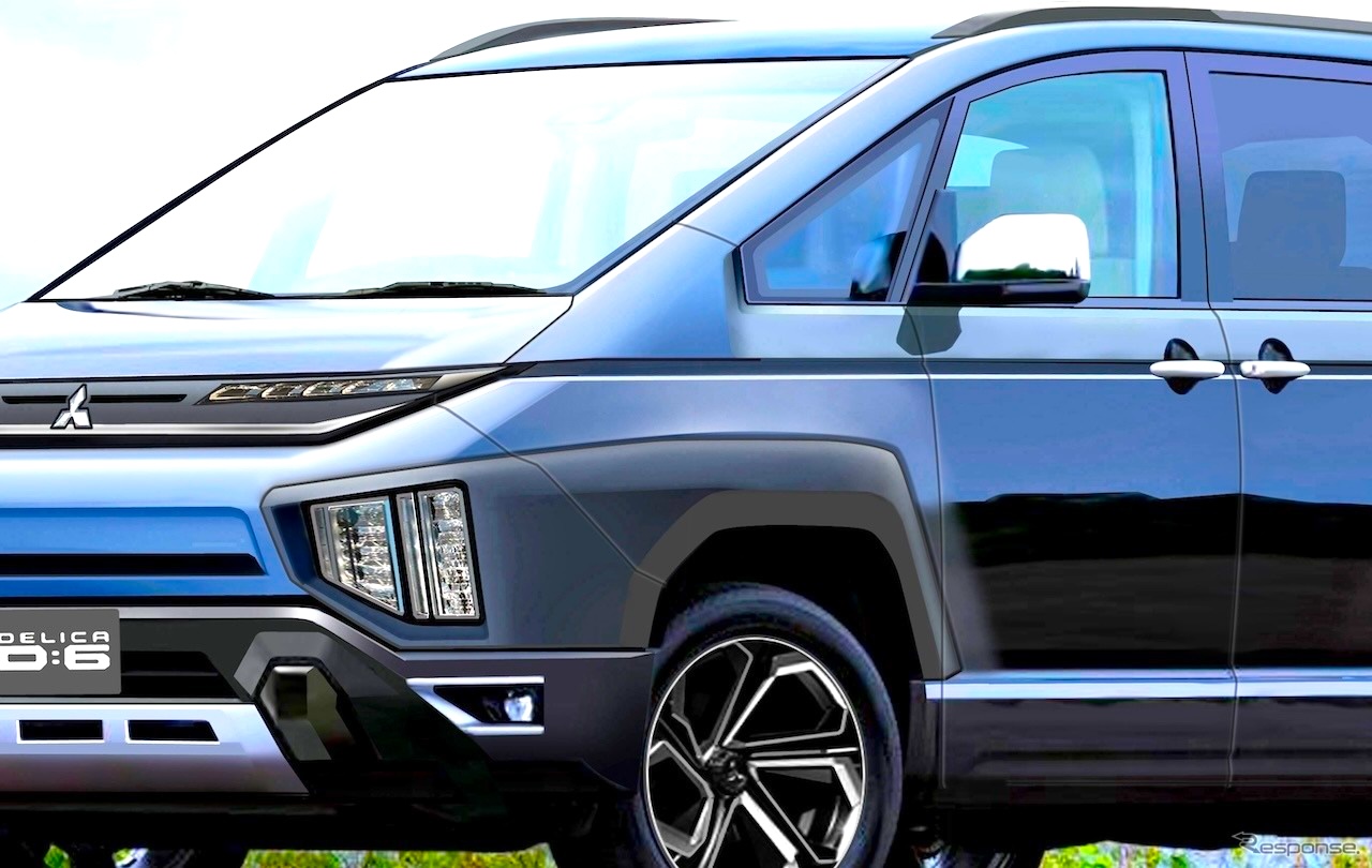 Новый внедорожный минивэн Mitsubishi Delica D:6: подоспели свежие подробности из Японии