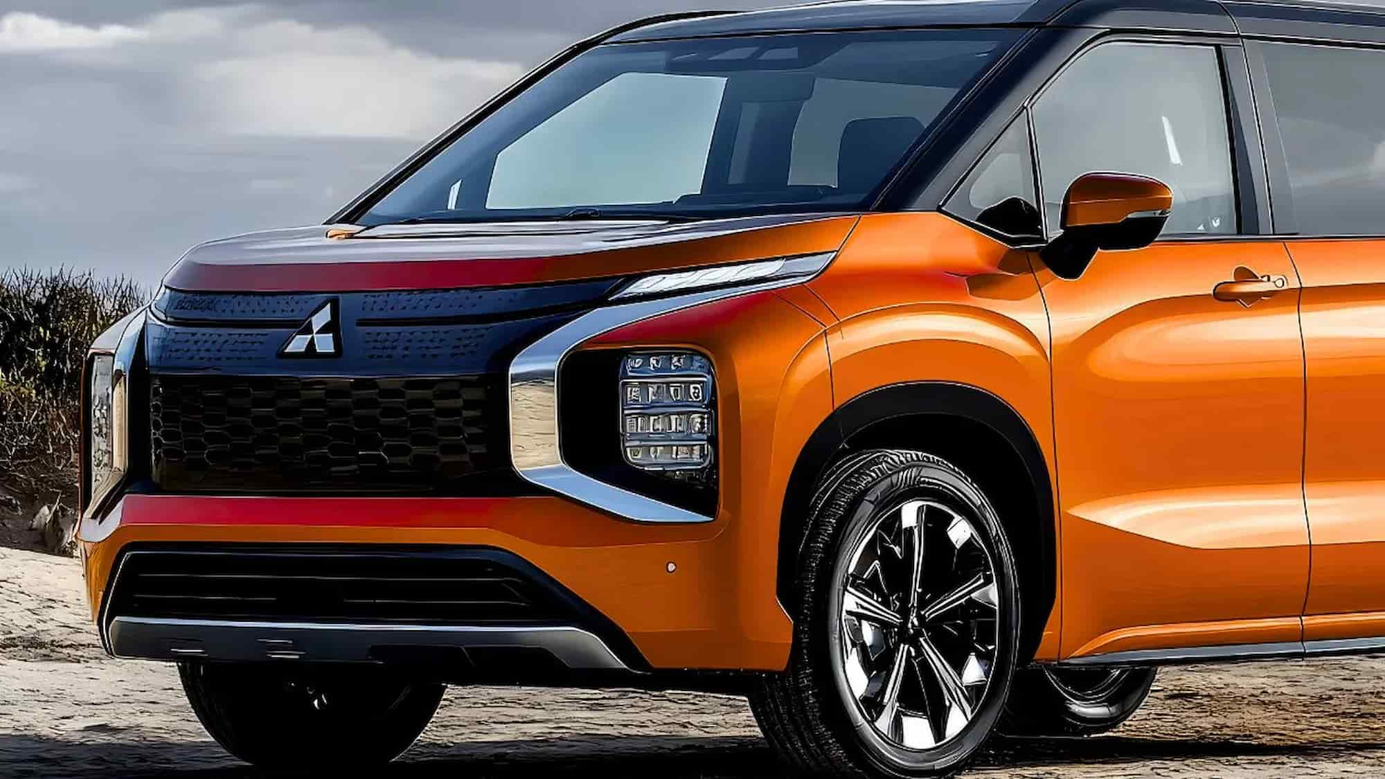 Mitsubishi Delica D:6 нового поколения выглянула из-под занавеса тайны