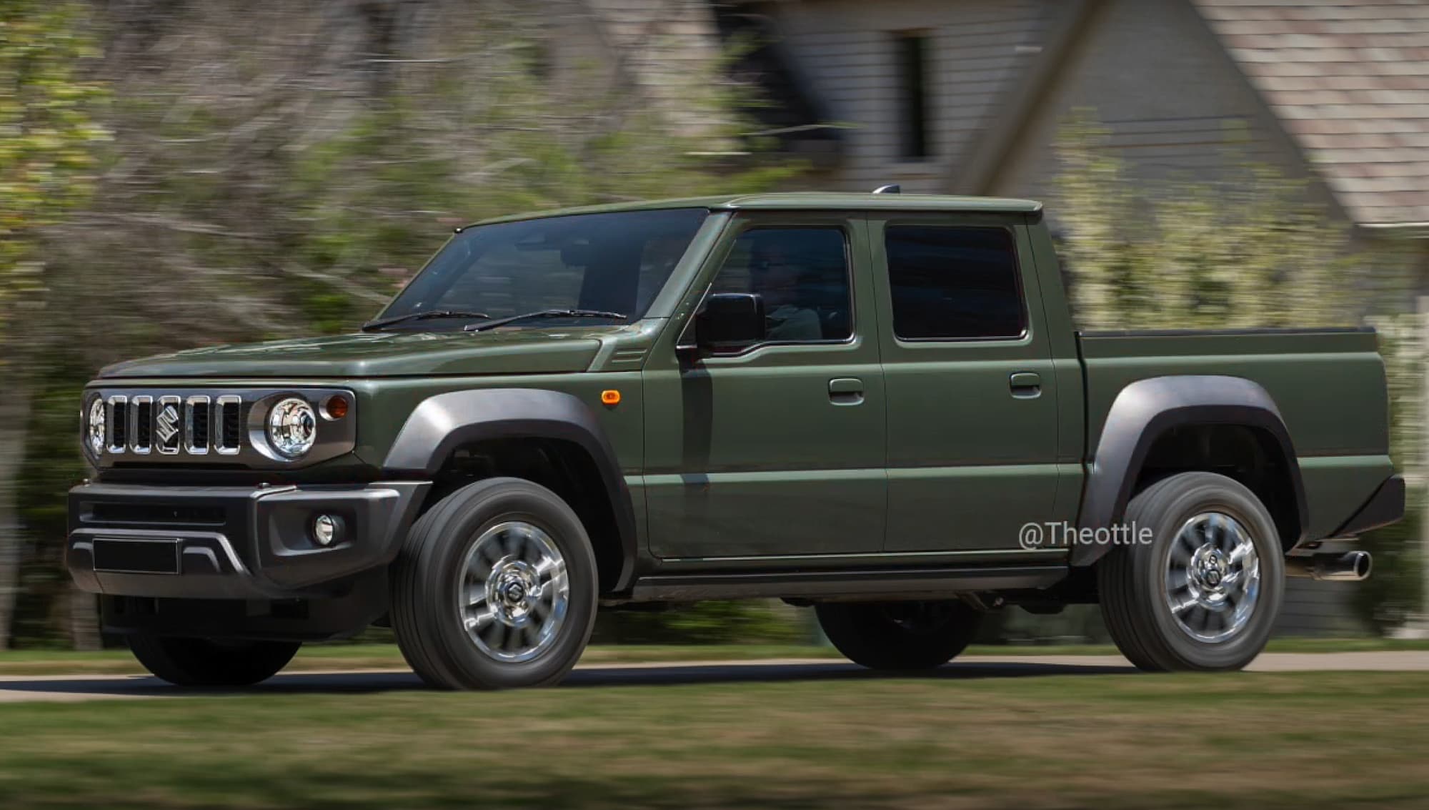 Новый пикап Suzuki Equator на базе Toyota Tacoma: как он может выглядеть