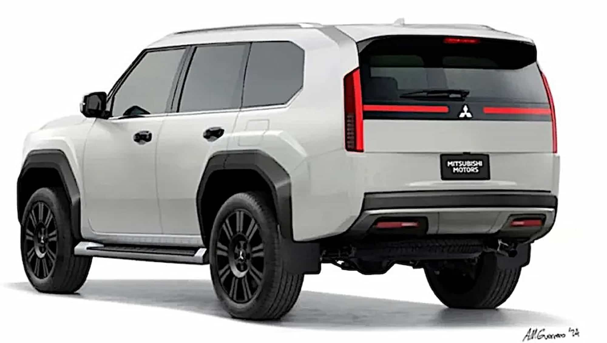 Новый Mitsubishi Pajero Sport (2025) начинает обретать форму