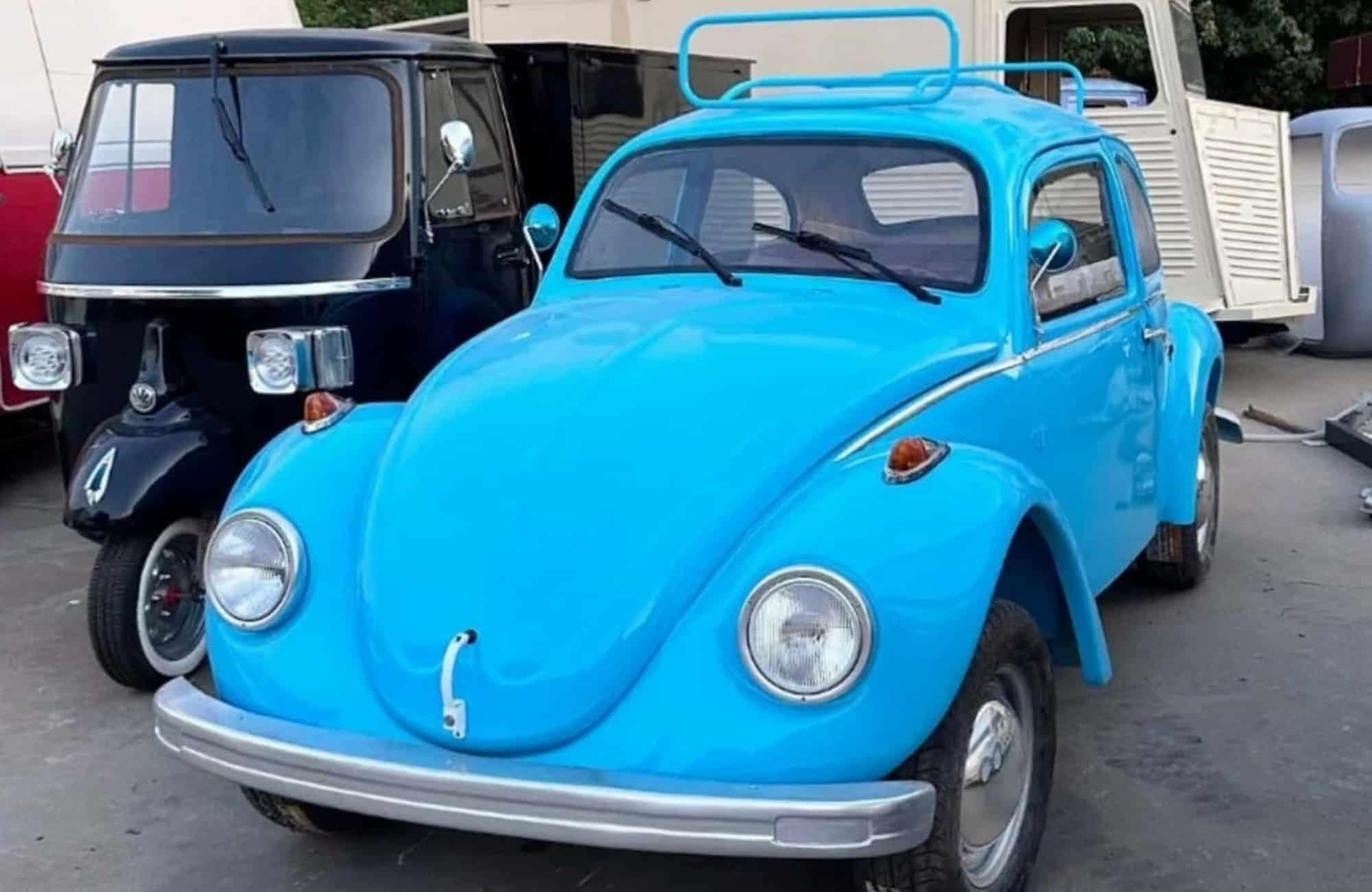 «Жук» из мультивселенной: в Китае продают поддельные Volkswagen Beetle из углепластика