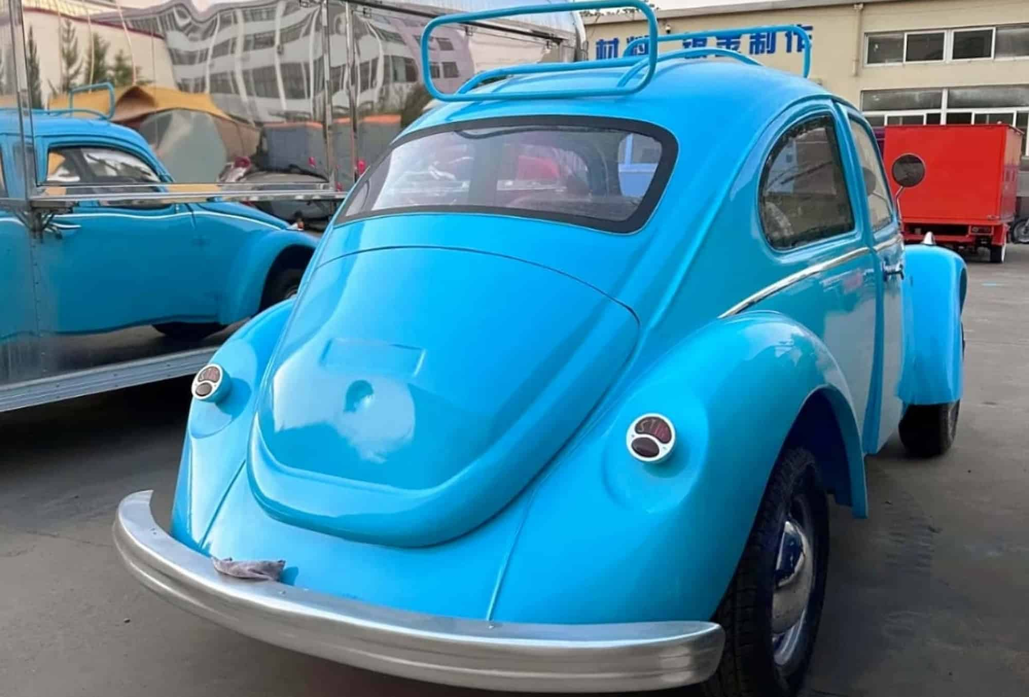 «Жук» из мультивселенной: в Китае продают поддельные Volkswagen Beetle из углепластика