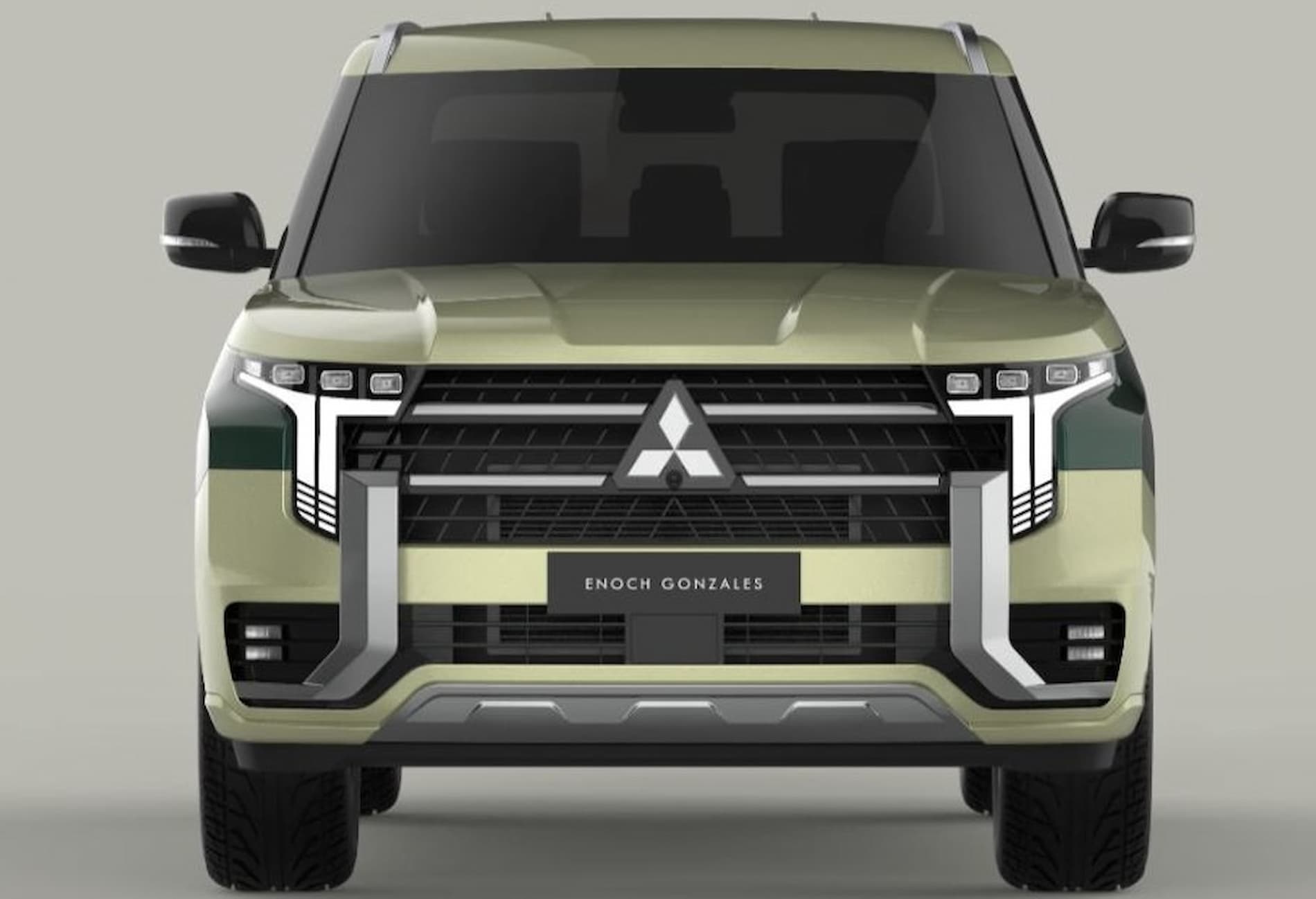 Новый Mitsubishi Pajero получит брутальное «лицо» и роскошное оснащение