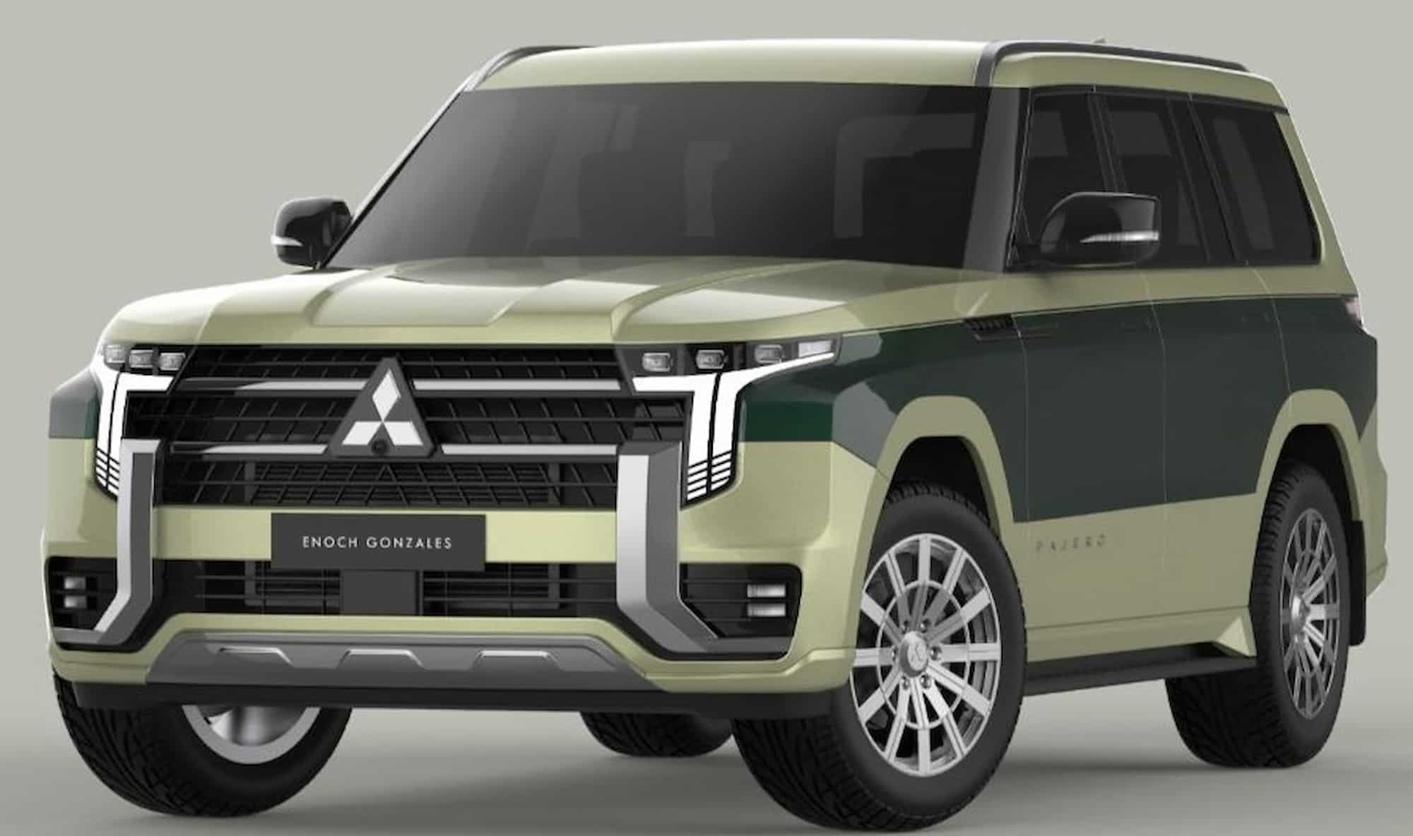 Новый Mitsubishi Pajero получит брутальное «лицо» и роскошное оснащение