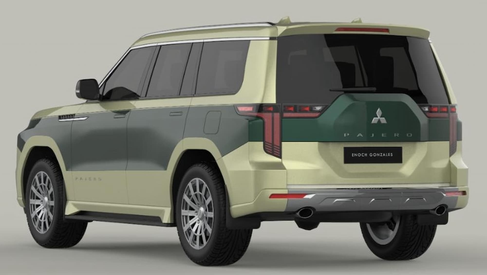 Новый Mitsubishi Pajero получит брутальное «лицо» и роскошное оснащение