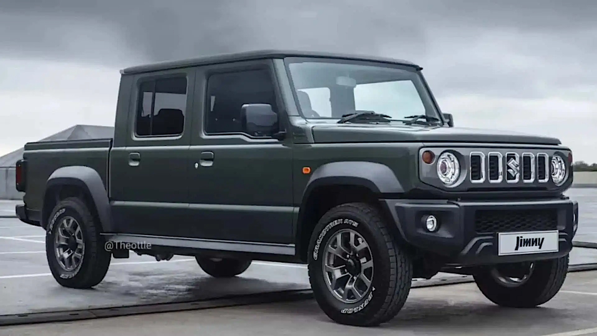 Suzuki Jimny превратился в очень крутой пикап начального уровня