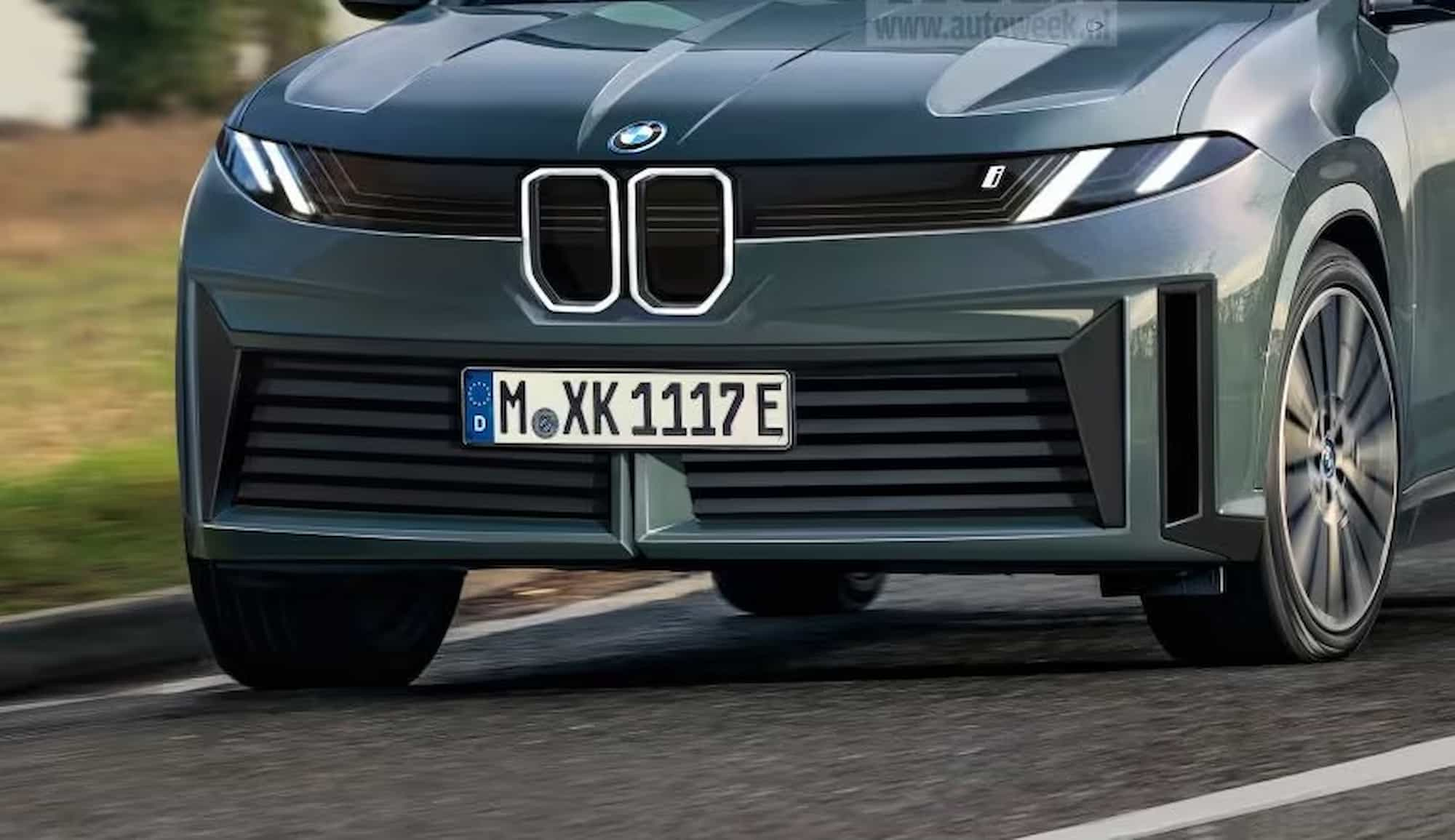 Новый электрический кроссовер BMW iX3 (2025) раскрылся внешне и технически