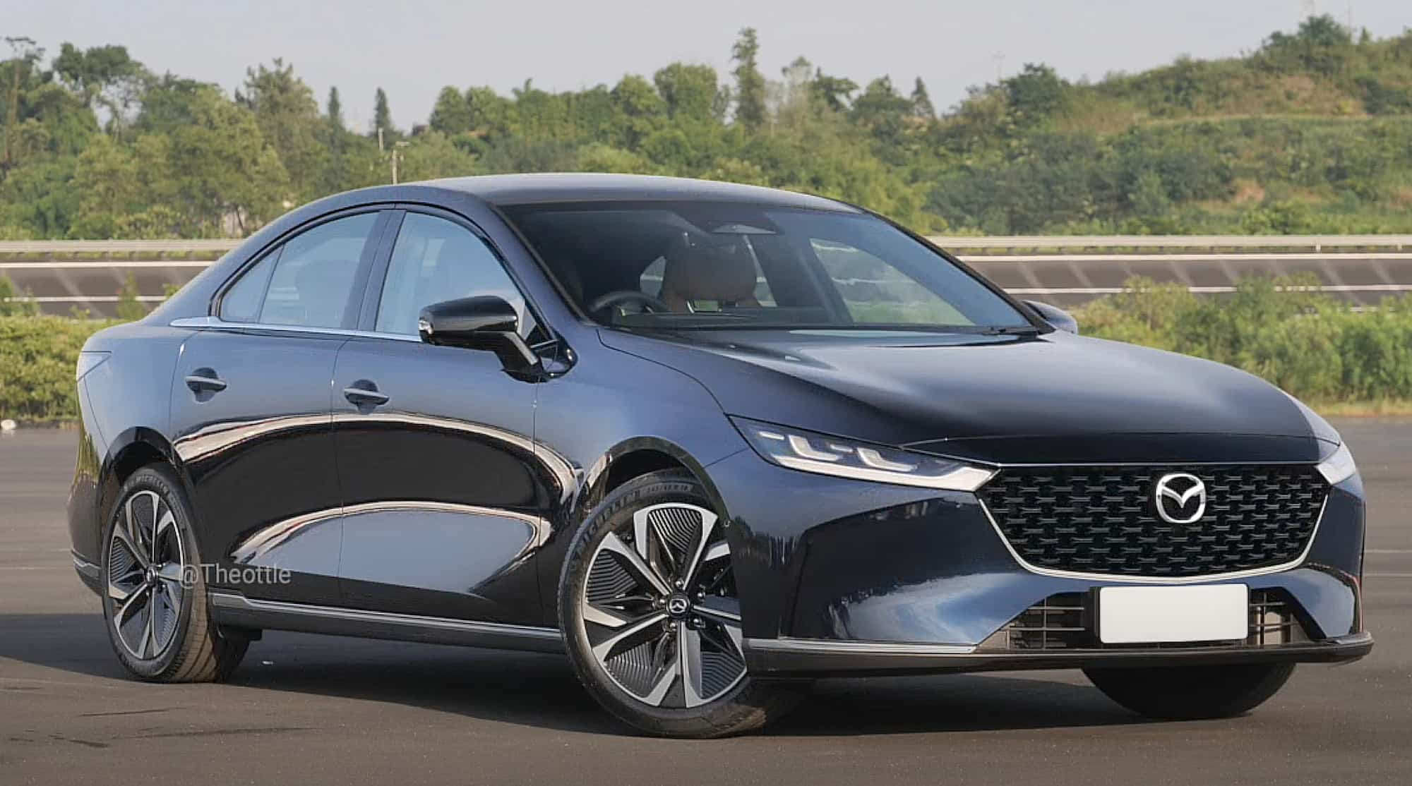 Новое поколение Mazda3 показано на первых неофициальных изображениях