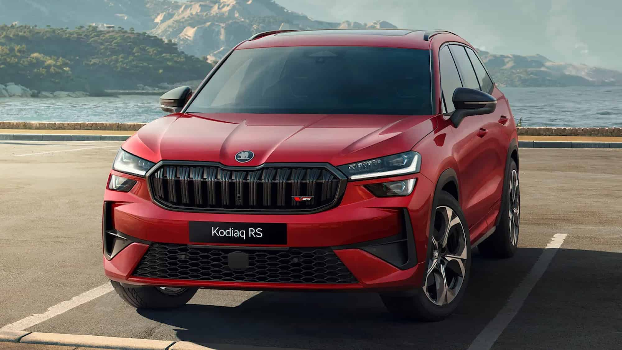 Skoda выложила фотографии спорт-версии кроссовера Kodiaq