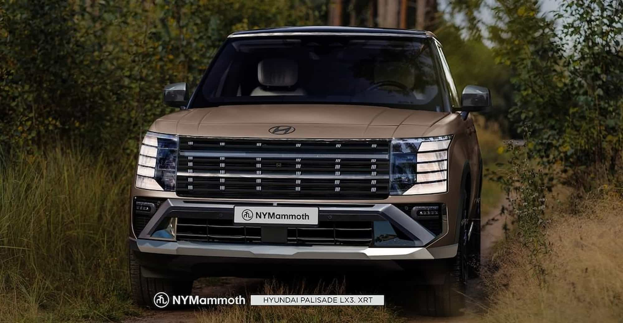 Hyundai Palisade второго поколения показали в лесу и снегу