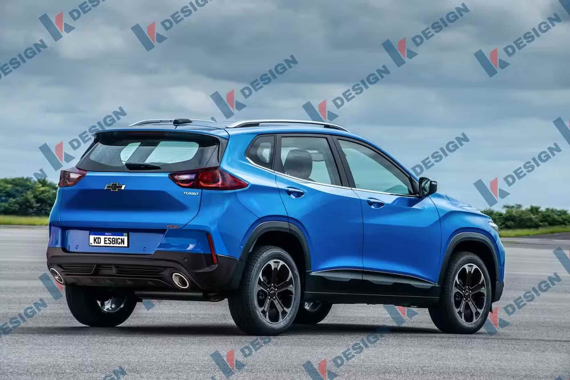 Обновленный Chevrolet Tracker (2026) попался в объективы папарацци: как он будет выглядеть