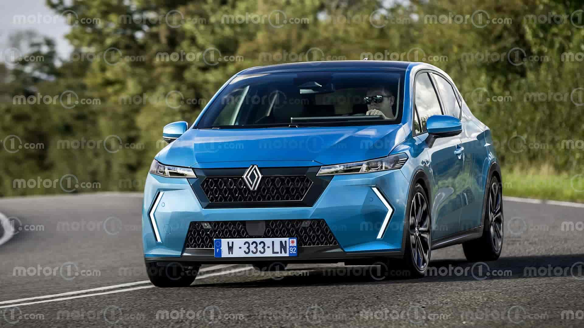 Renault Clio нового поколения показали на первых изображениях